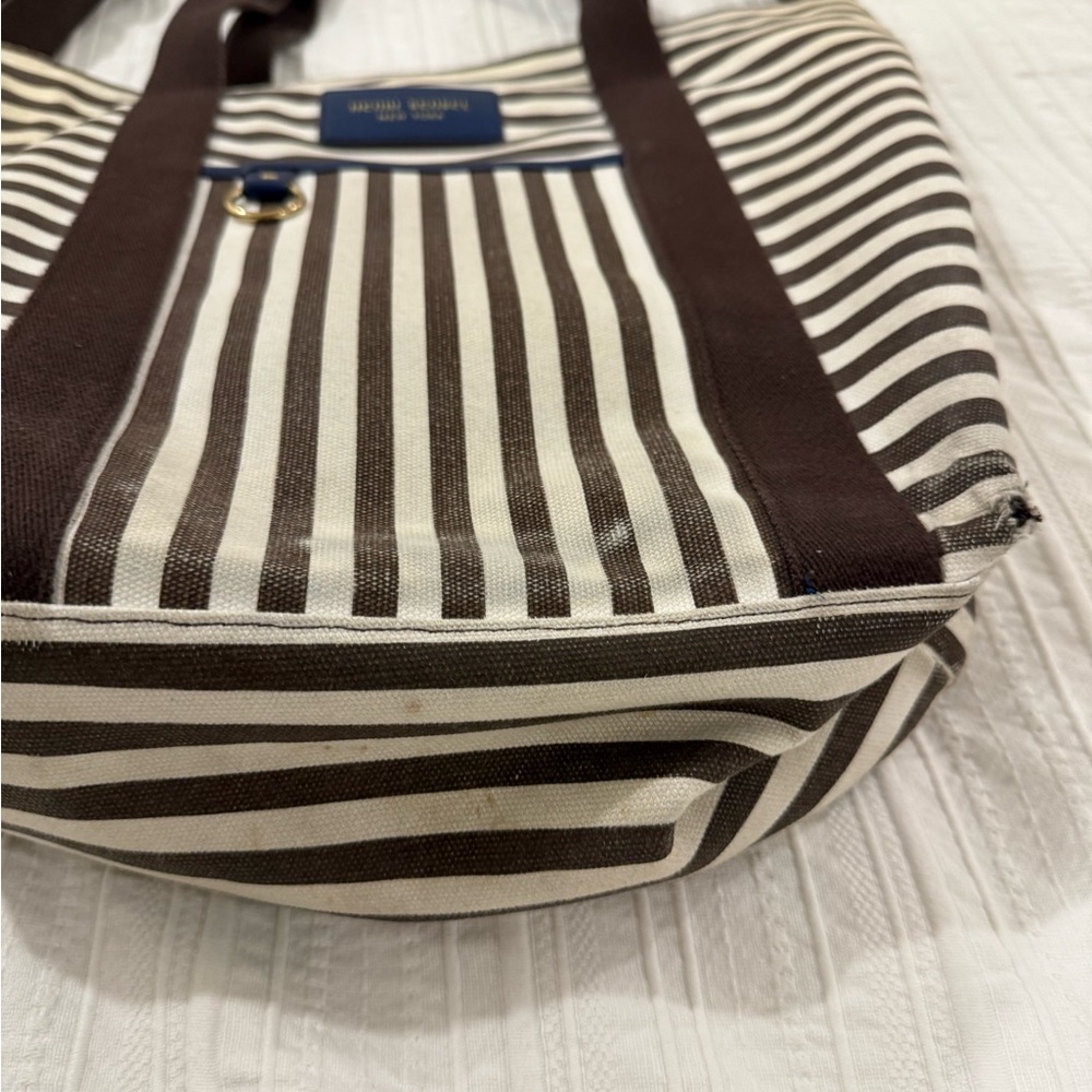 Henri Bendel Striped Canvas Medium Tote / Crossbody – RARE & Discontinued - Picture 7 of 11